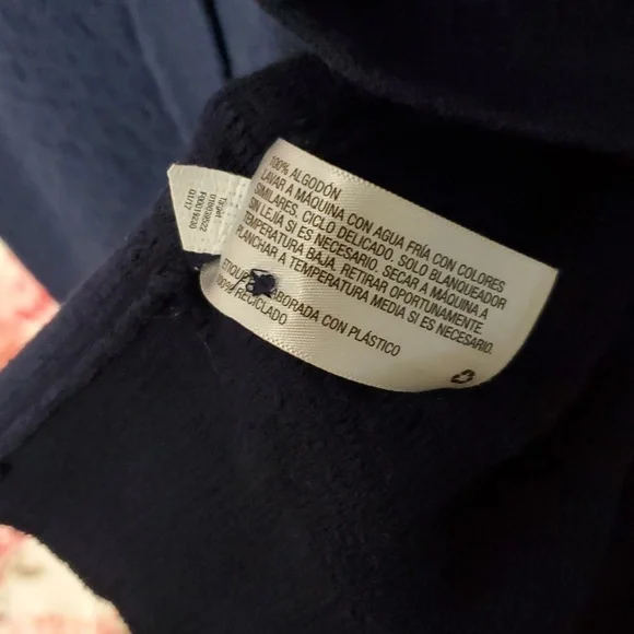 Merona Deep Blue Knit Cardigan Medium - Picture 4 of 7